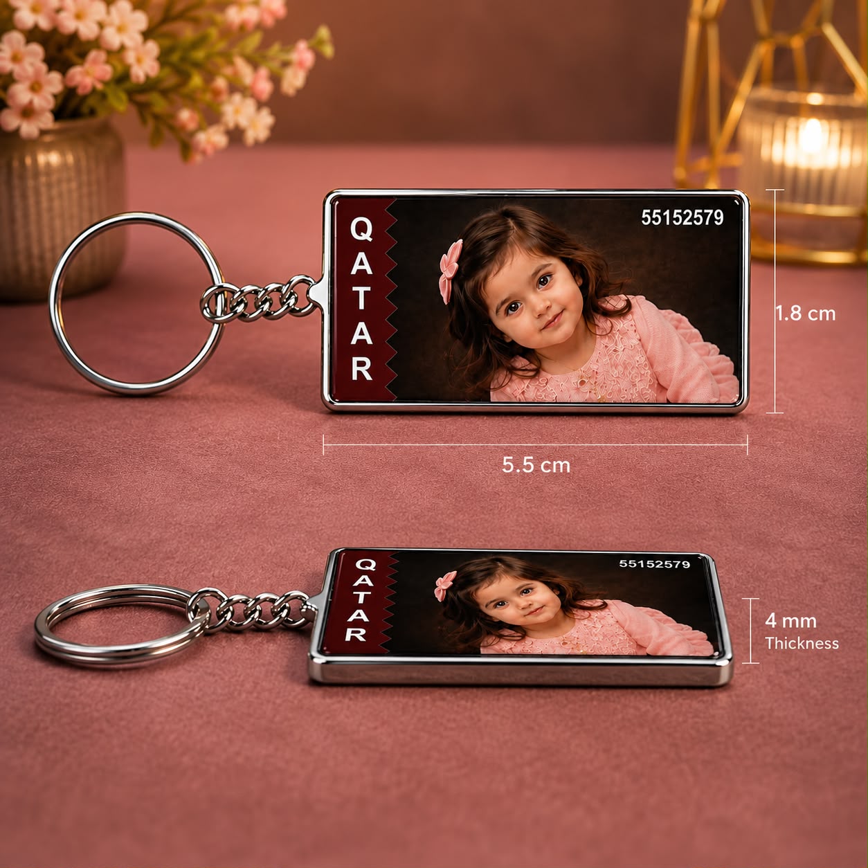 Custom Photo & Family Keychain - Image 9