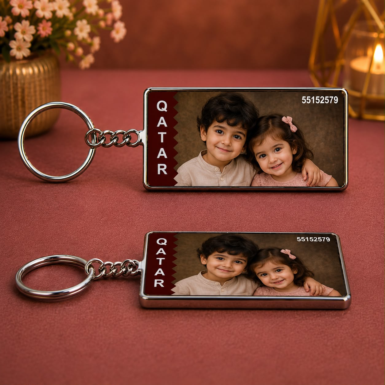 Custom Photo & Family Keychain - Image 3