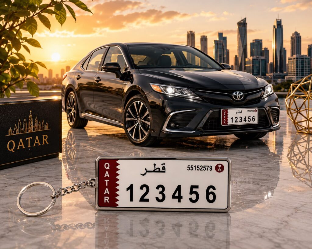 customised car number plate keychain